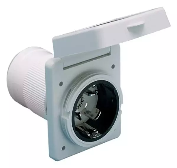 ParkPower by Marinco 6353ELRV Standard RV Inlet, 50A 125/250V