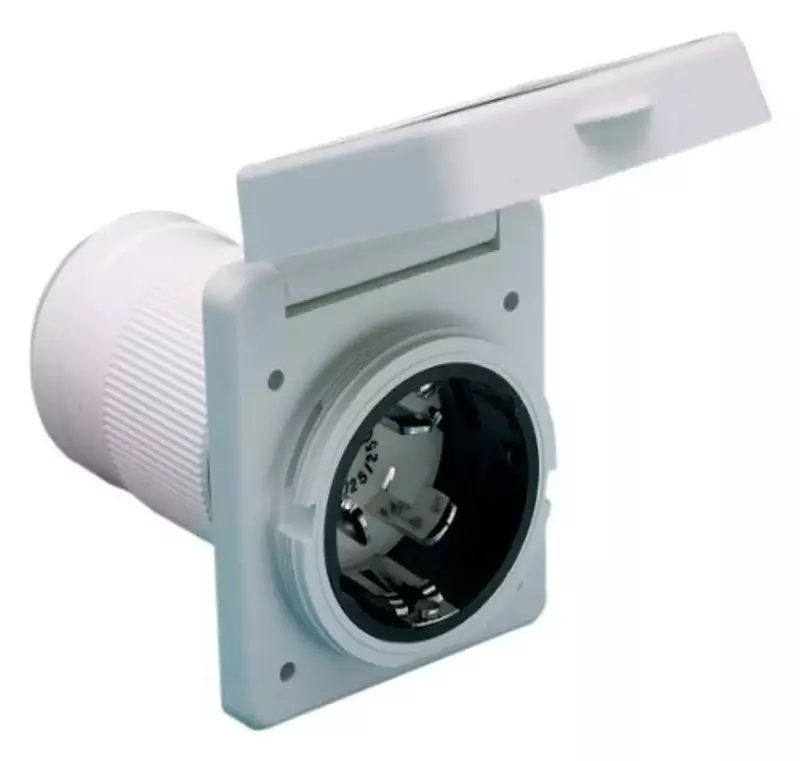 ParkPower by Marinco 6353ELRV Standard RV Inlet, 50A 125/250V