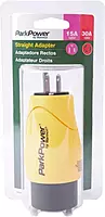 Marinco ParkPower S15-30RV 15 Amp 125V Straight to 30A Twist-Lock RV Adapter