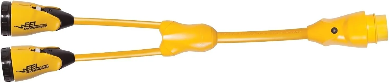 Marinco EEL Y-Adapter - Yellow