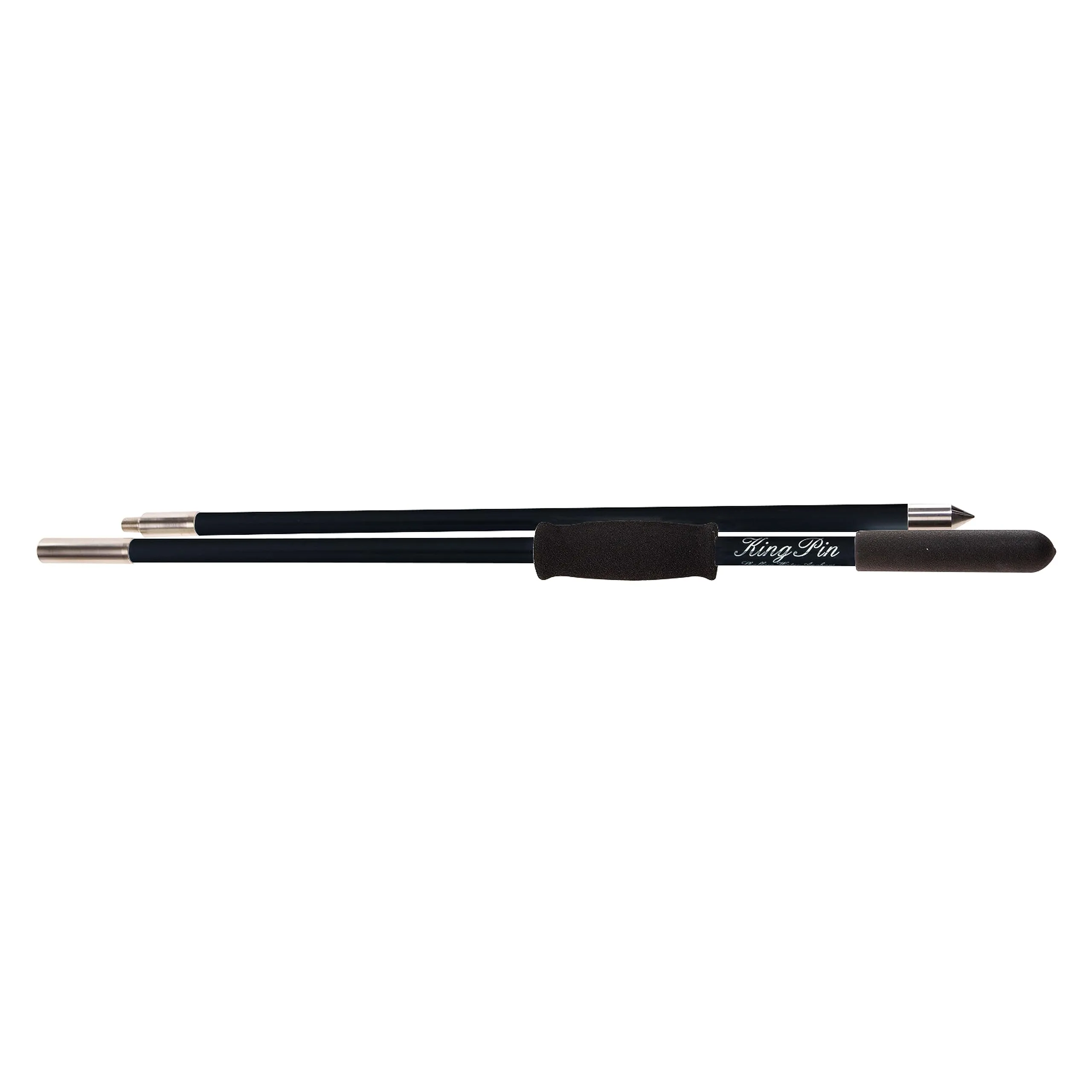 Panther 12' King Pin Anchor Pole - 2-Piece - Black