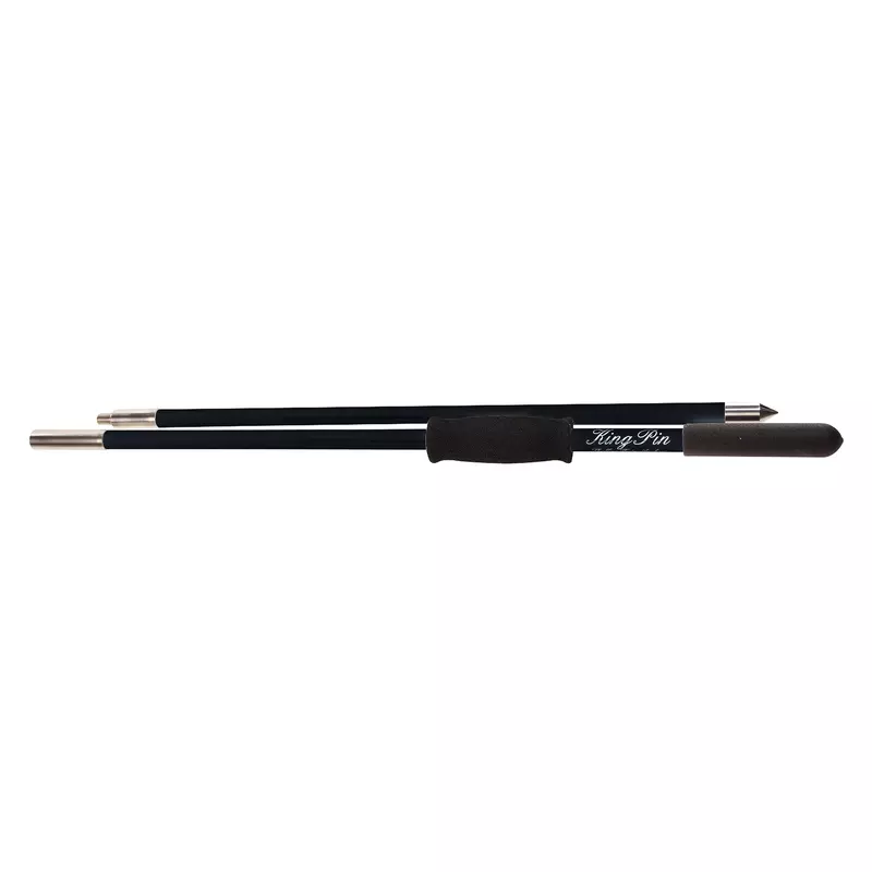 Panther 12' King Pin Anchor Pole - 2-Piece - Black