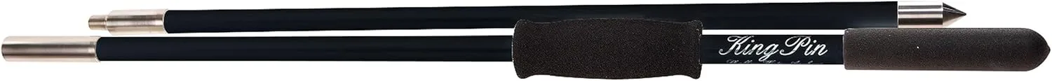 Panther 12' King Pin Anchor Pole - 2-Piece - Black