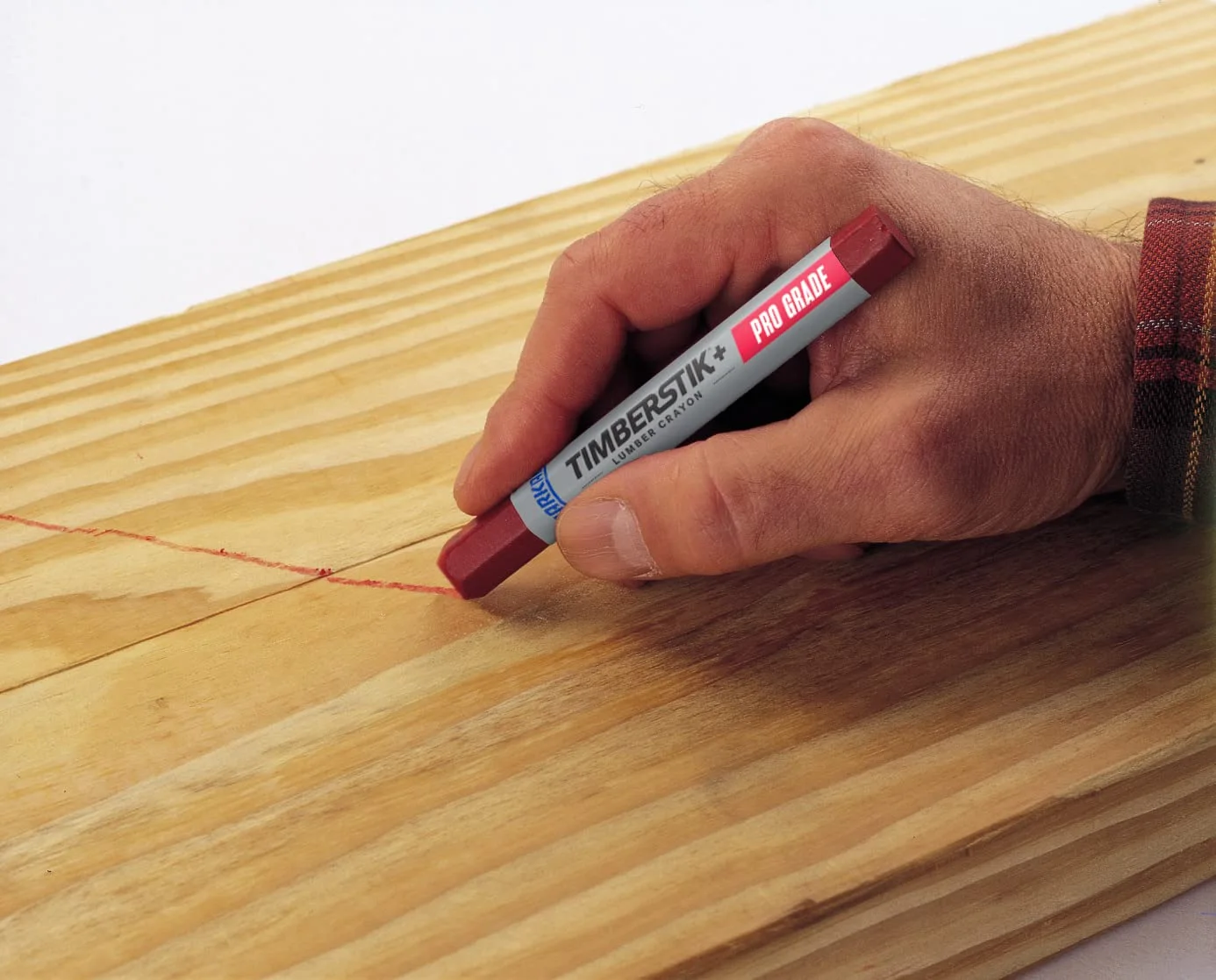 Markal Timberstik #200 All-Purpose Lumber Crayon, Wax-Based, 1/2\" Hex x 4-5/8\"