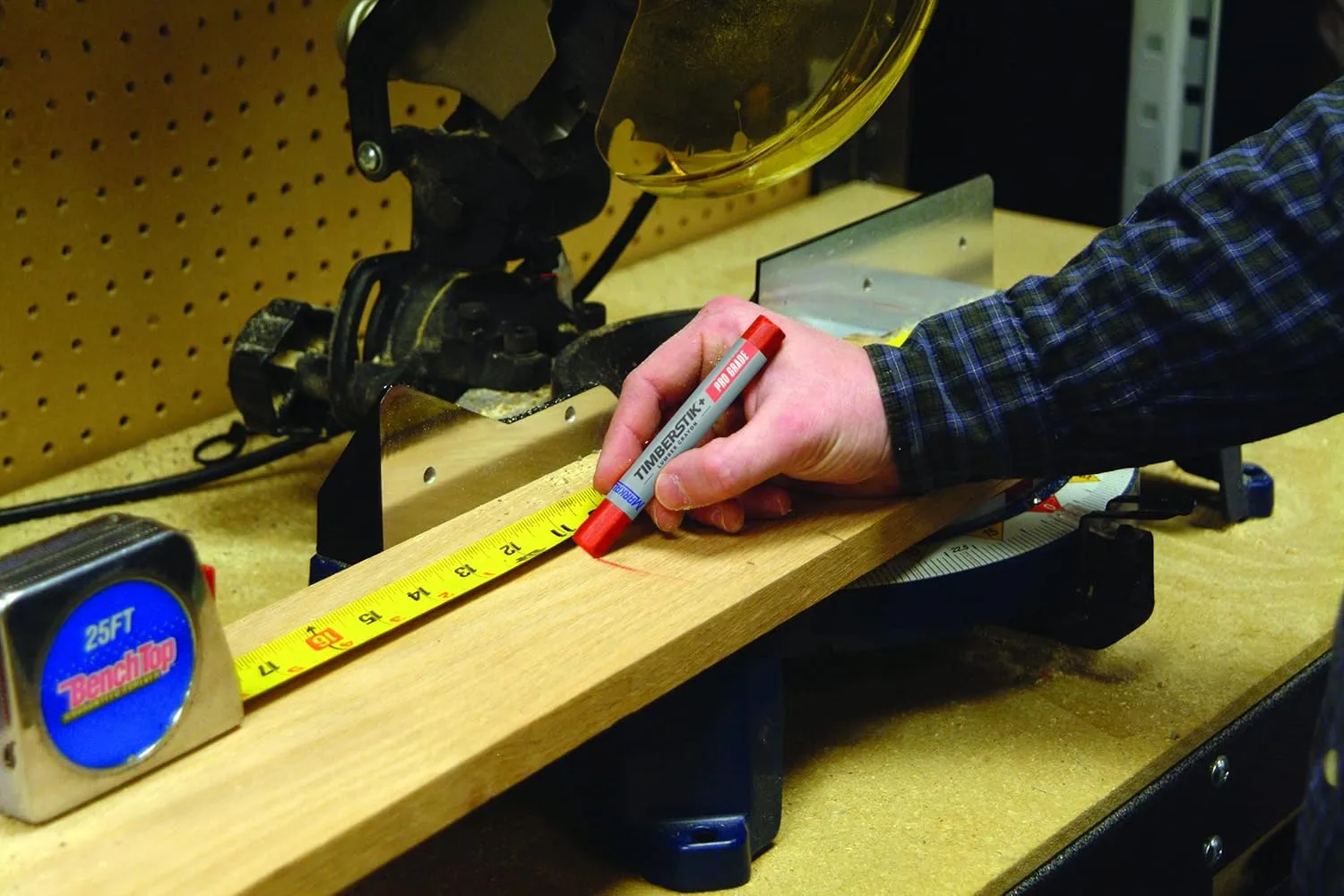Markal Timberstik #200 All-Purpose Lumber Crayon, Wax-Based, 1/2\" Hex x 4-5/8\"