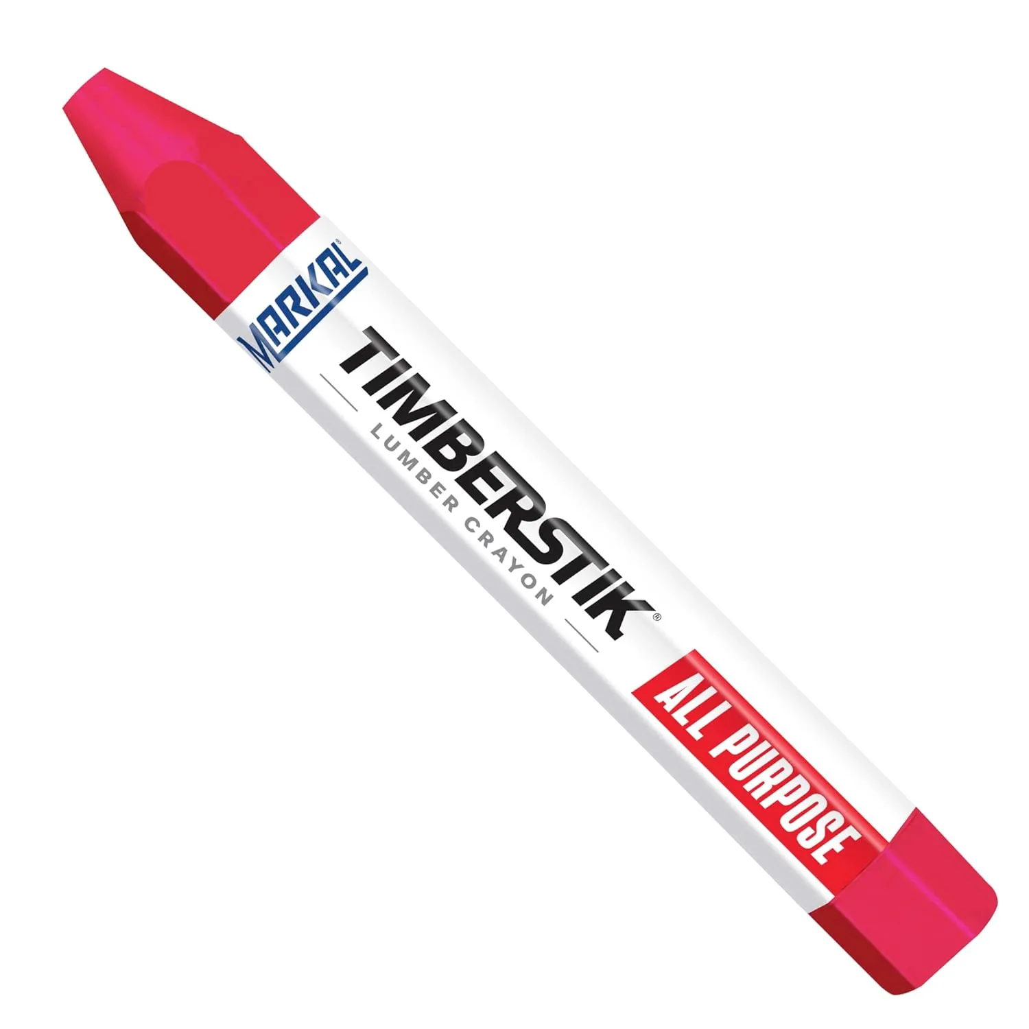 Markal Timberstik #200 All-Purpose Lumber Crayon, Wax-Based, 1/2\" Hex x 4-5/8\"