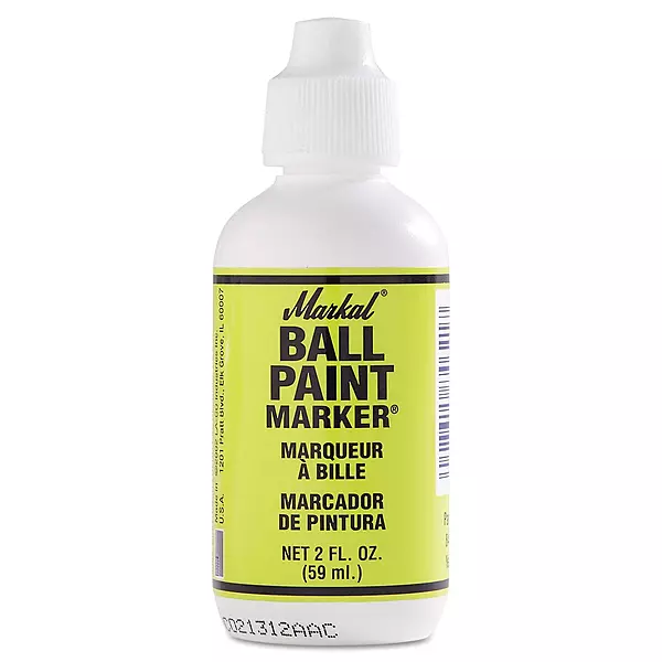 Markal 84621 Ball Paint Marker, Yellow