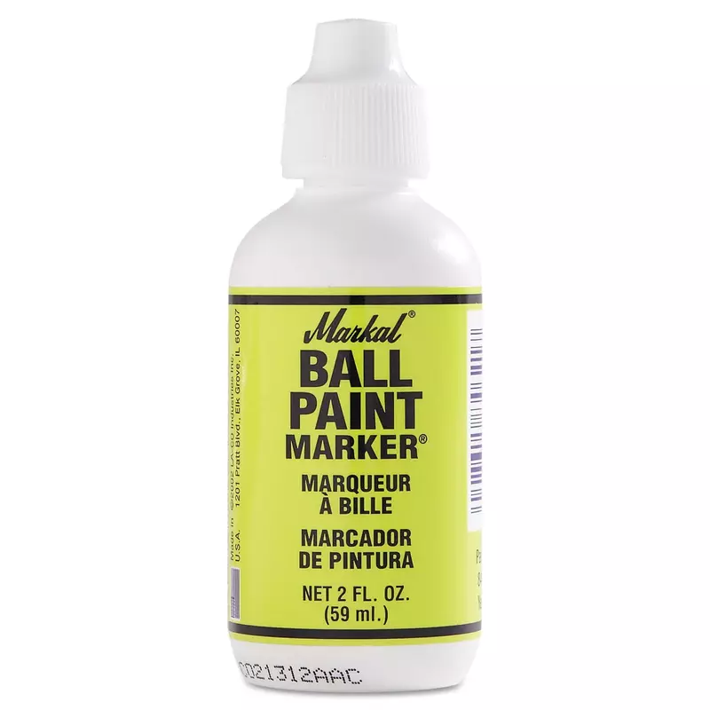Markal 84621 Ball Paint Marker, Yellow