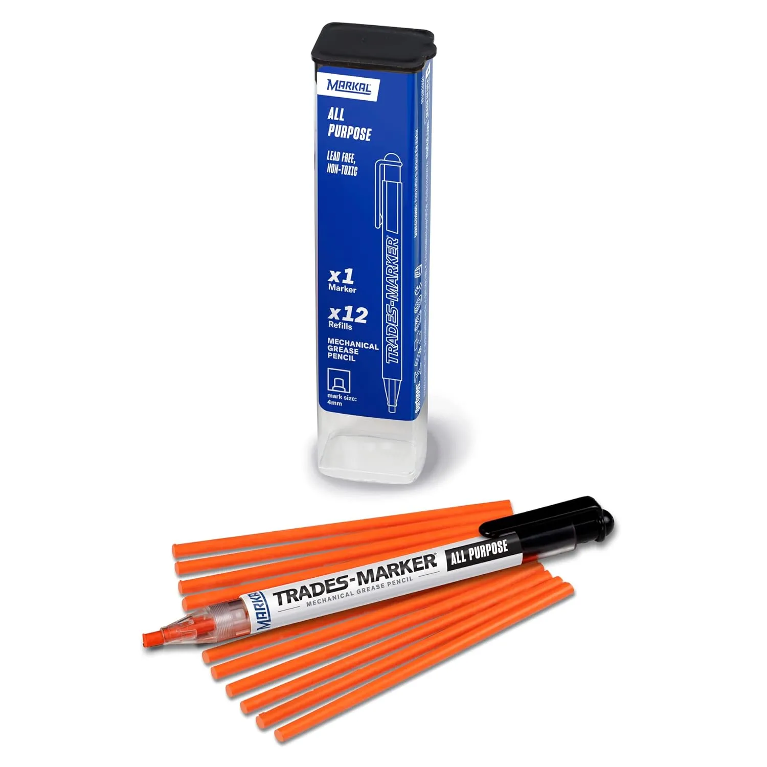 Markal Trades-Marker Refillable All-Surface Marker and Refills