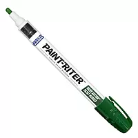 Markal 96826 Valve Action Liquid Paint Marker with 1/8" Bullet Tip, Green (12 Markers)