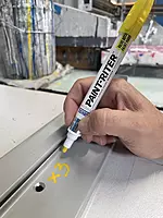 Markal 96826 Valve Action Liquid Paint Marker with 1/8" Bullet Tip, Green (12 Markers)