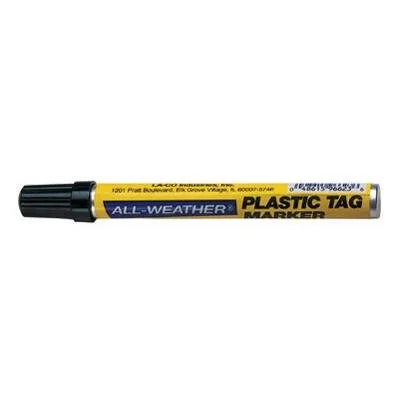 All-Weather Plastic Eartag Markers - black all-weather plastic tag marker pump