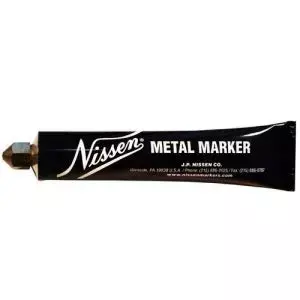 Markal 434-96640 0.07 in. Dura-Ball Tube Paint Marker44; White