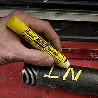 Markal 82730 Fast Dry Paintstik Solid Paint Marker, Fine Size, White (Pack of 12)