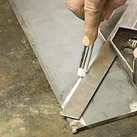 Markal Flat Soapstone Specialty Marker for Metal Surface Welding, 5" Length, 1/2" Width, 3/16" Thickness