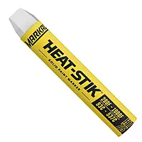 Markal 84820 HT-75 Paintstik Solid Paint Red Hot Surface Marker (200 F - 1000 F), White (Pack of 12)