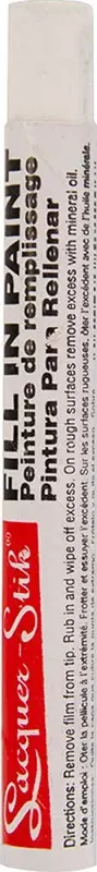 Lacquer-Stik Fill-In Paint Marker - White (Part #51120)