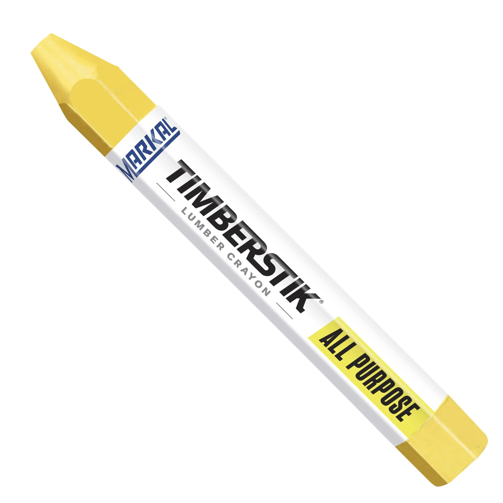 Markal Timberstik #200 All-Purpose Lumber Crayon, Wax-Based, 1/2\" Hex x 4-5/8\"