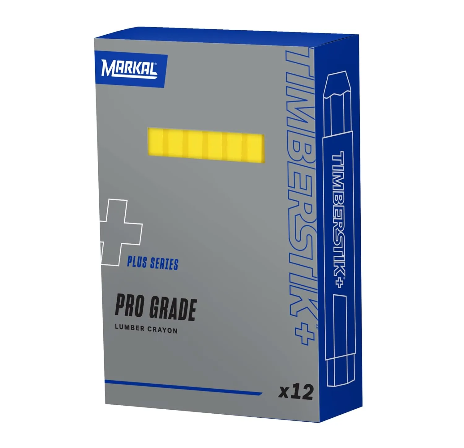 Markal Timberstik #200 All-Purpose Lumber Crayon, Wax-Based, 1/2\" Hex x 4-5/8\"
