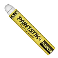 Markal 83420 P Paintstik Solid Paint Marker - Marks Removed During Galvanizing Process, White (Pack of 12)