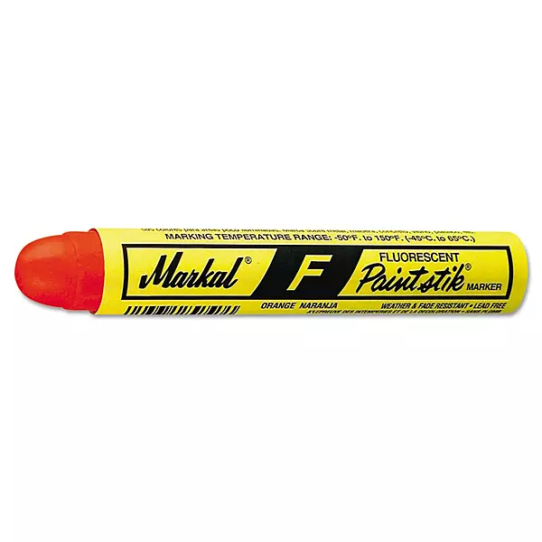 Markal 82834 Paintstik F Marker, Fluorescent Orange