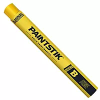 Markal 80421 B Paintstik Solid Paint Ambient Surface Marker, Yellow, Fine Size (Pack of 12)