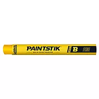 Markal 80421 B Paintstik Solid Paint Ambient Surface Marker, Yellow, Fine Size (Pack of 12)