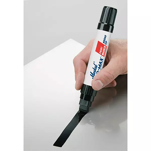 PRO MAX WHITE PERMANENTMARKER 1/2" NIB