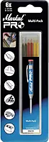 Markal 96276- Markal Pro Holder Refills, Multi Color Pack , 2 Red, 2 Yellow & 2 Black