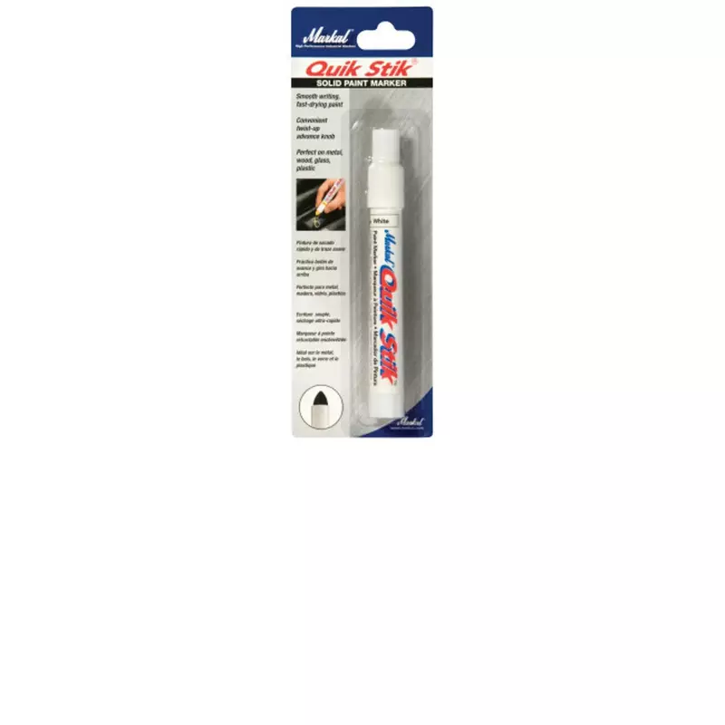 Quik Stik Markers - white quik stik paint marker carded 0-140deg. m