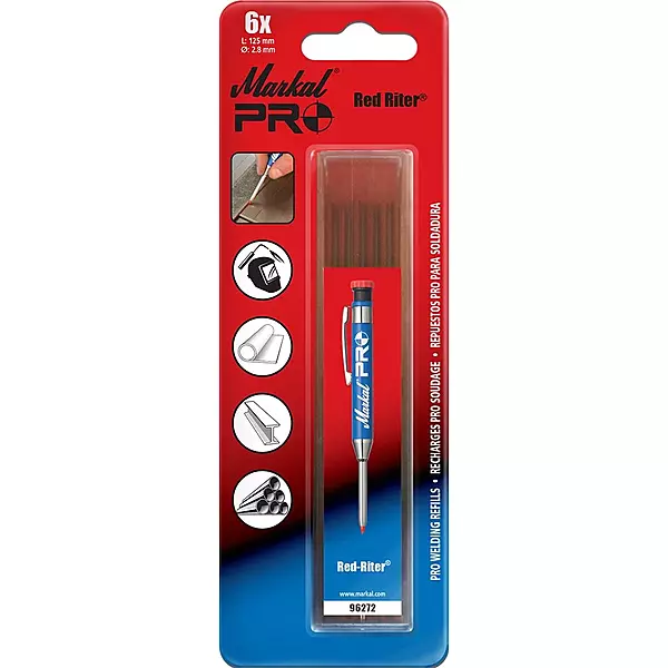 97272 Red Riter Pro Refills, Red