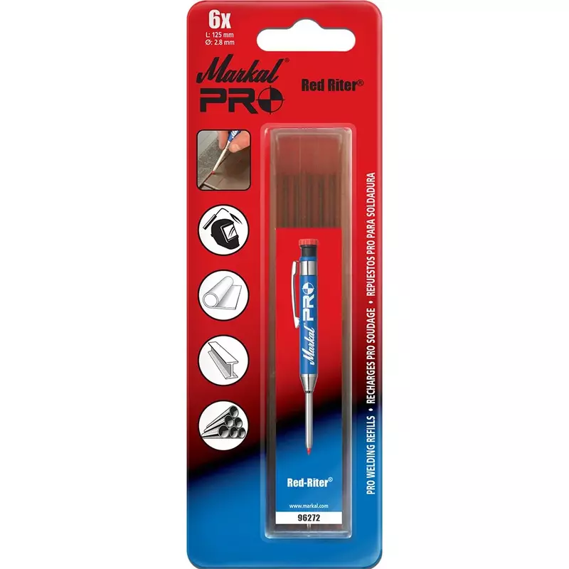 97272 Red Riter Pro Refills, Red