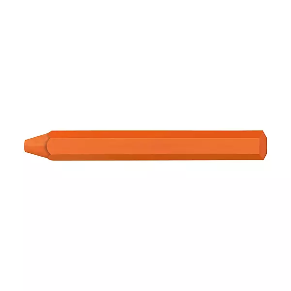 Markal Scan-It Plus Hard Lumber and Timber Crayon, 1/2" Hex, 4-5/8" Length, Orange Sherbet (Pack of 12)