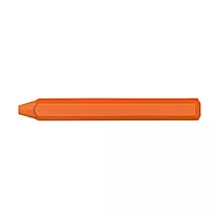 Markal Scan-It Plus Hard Lumber and Timber Crayon, 1/2" Hex, 4-5/8" Length, Orange Sherbet (Pack of 12)