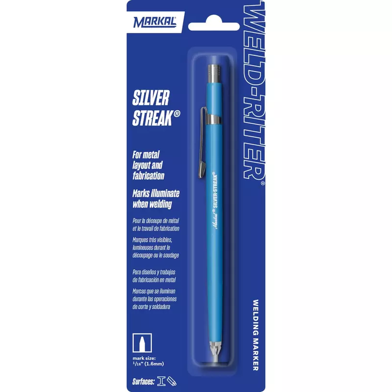 Markal 96006 - Markal Silver-Streak Holder with 1 Reflective Lead, Built-in Sharpener