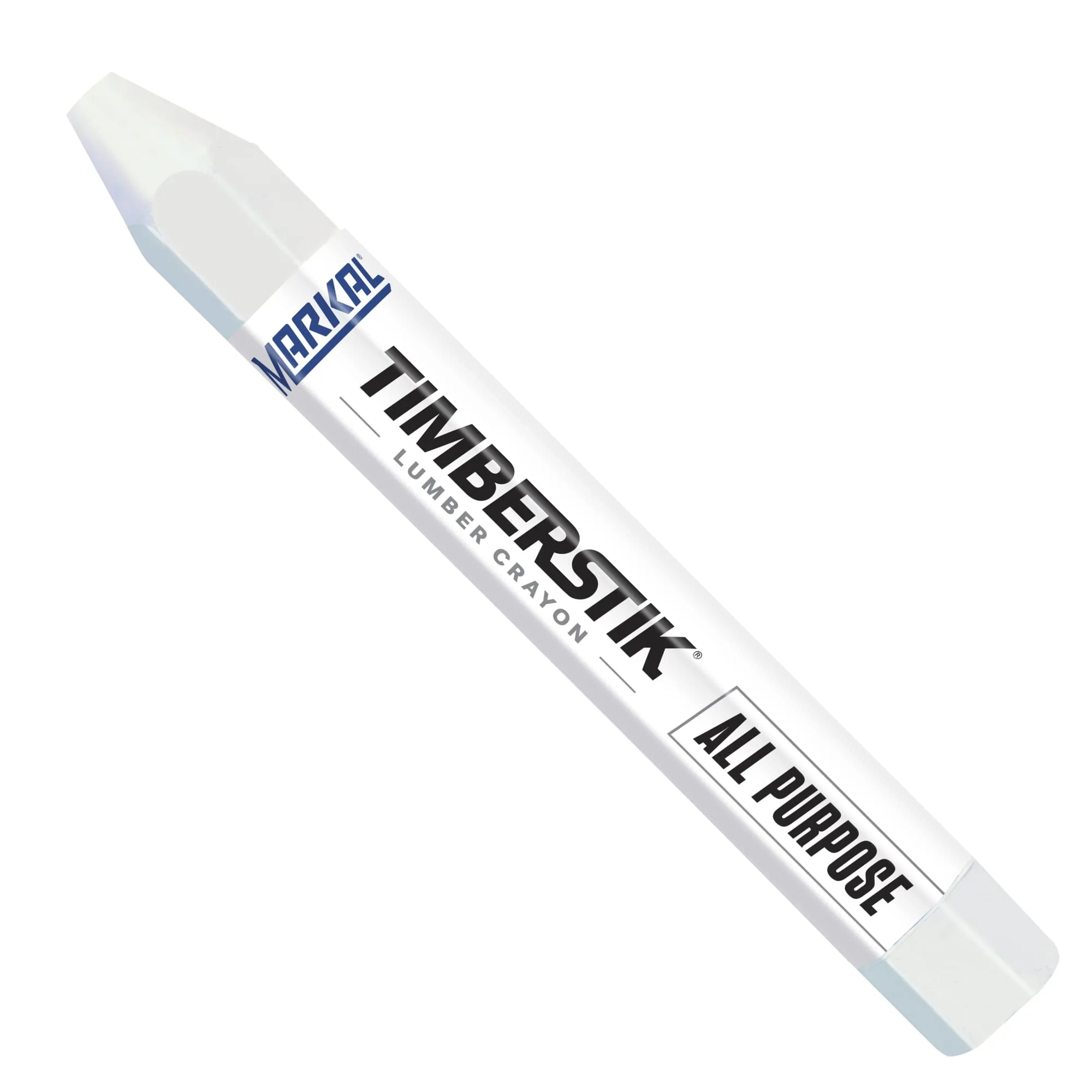 Markal Timberstik #200 All-Purpose Lumber Crayon, Wax-Based, 1/2\" Hex x 4-5/8\"