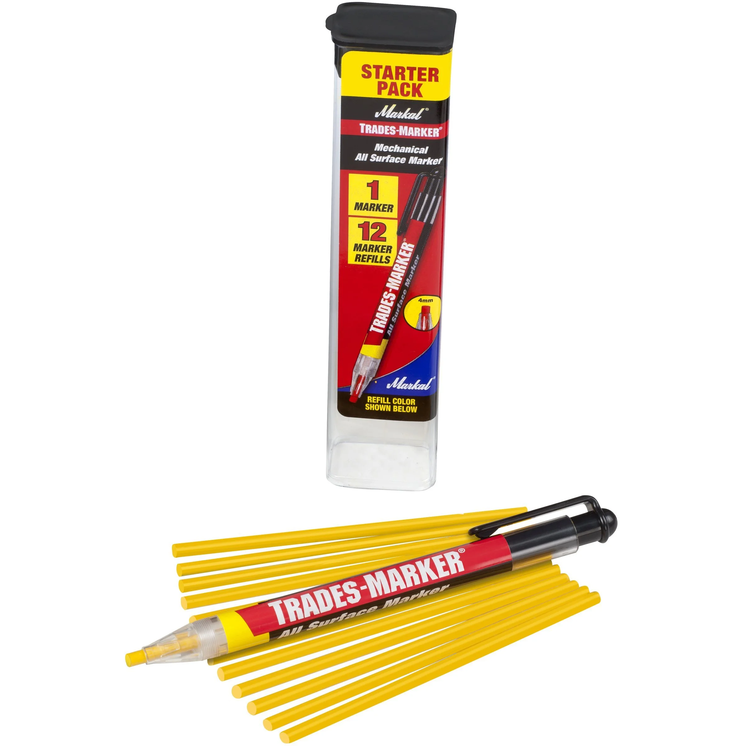 Markal Trades-Marker Refillable All-Surface Marker and Refills