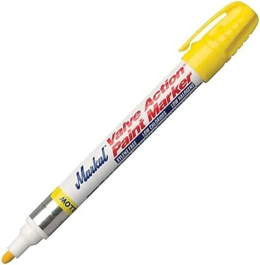 Markal 96803 Valve Action Ppaint Marker, Black