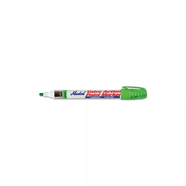 Valve Action Paint Markers - vaps-green valve action paint marker carded