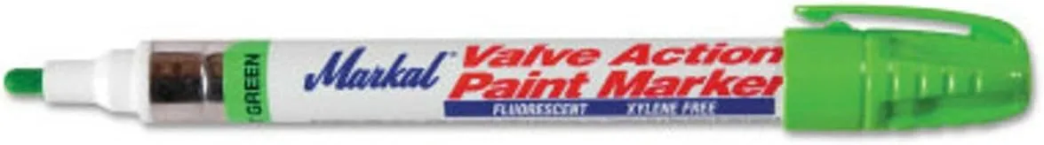Valve Action Paint Markers - vaps-green valve action paint marker carded