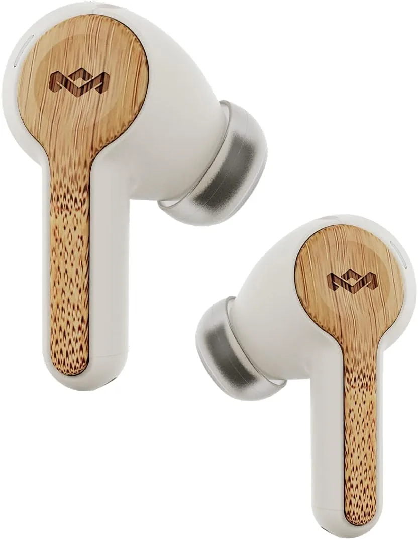 House of Marley Rebel True Wireless Earbuds with Microphone, Bluetooth 5.0, 8-Hour Battery