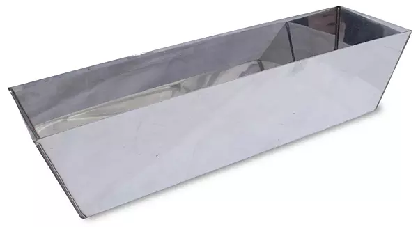 MARSHALLTOWN Heli-Arc Mud Pans, 12 Inch, Heavy Gauge Stainless Steel, Heli-Arc Welded Corners, Sheared Sides to Clean Knives