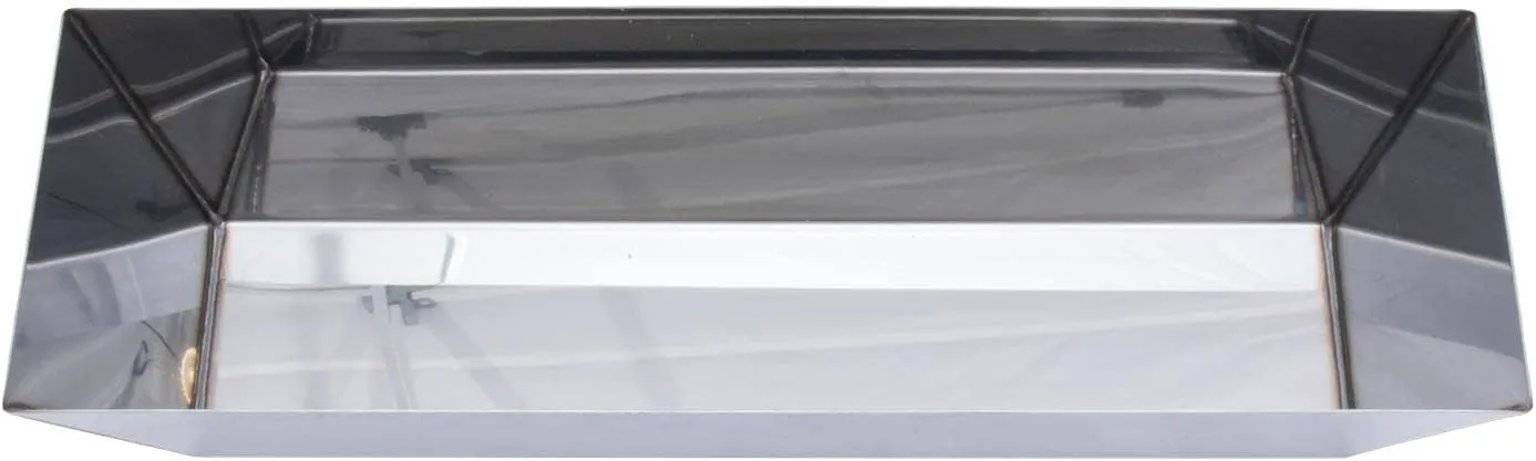 MARSHALLTOWN Heli-Arc Mud Pans, 12 Inch, Heavy Gauge Stainless Steel, Heli-Arc Welded Corners, Sheared Sides to Clean Knives