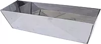 MARSHALLTOWN Heli-Arc Mud Pans, 12 Inch, Heavy Gauge Stainless Steel, Heli-Arc Welded Corners, Sheared Sides to Clean Knives