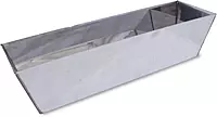 MARSHALLTOWN Heli-Arc Mud Pans, 12 Inch, Heavy Gauge Stainless Steel, Heli-Arc Welded Corners, Sheared Sides to Clean Knives