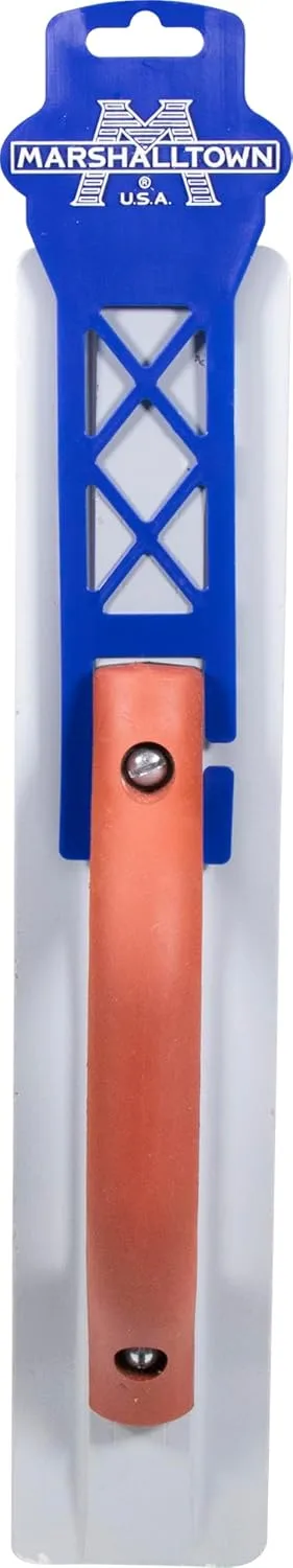 MARSHALLTOWN 16 Inch Beveled End Magnesium Hand Float, Concrete, DuraSoft Handle, Cast Magnesium Blade, Made in the USA, 145D