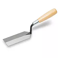 MARSHALLTOWN Margin Trowel, 5 x 2 Inch Blade, Spread Mortar and Tile Adhesive, Durable High Carbon Steel, Wood Handle
