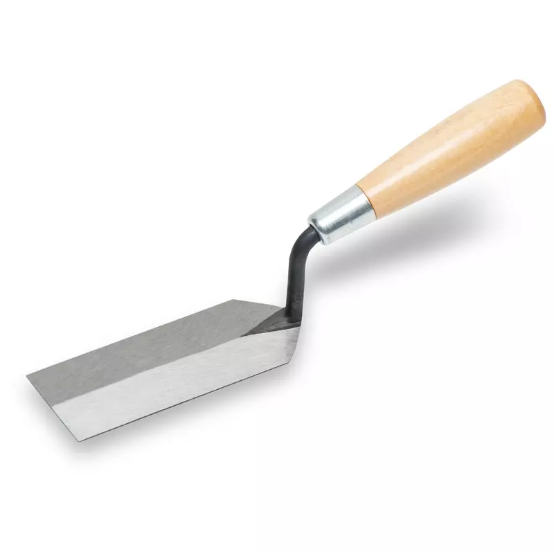 MARSHALLTOWN Margin Trowel, 5 x 2 Inch Blade, Spread Mortar and Tile Adhesive, Durable High Carbon Steel, Wood Handle
