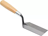 MARSHALLTOWN Margin Trowel, 5 x 2 Inch Blade, Spread Mortar and Tile Adhesive, Durable High Carbon Steel, Wood Handle