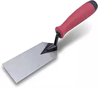 MARSHALLTOWN QLT Masonry Margin Trowel, Red Soft Grip Handle